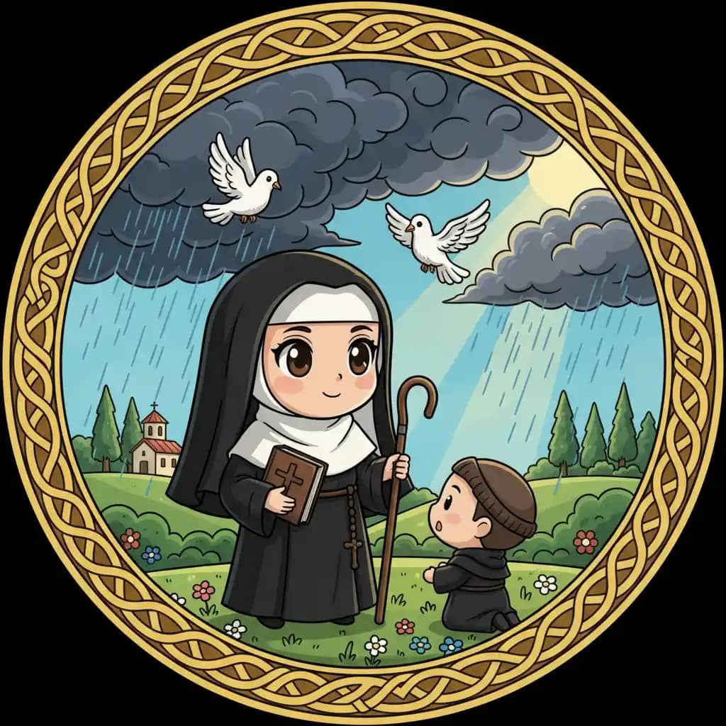 Santa Escolástica de Nursia