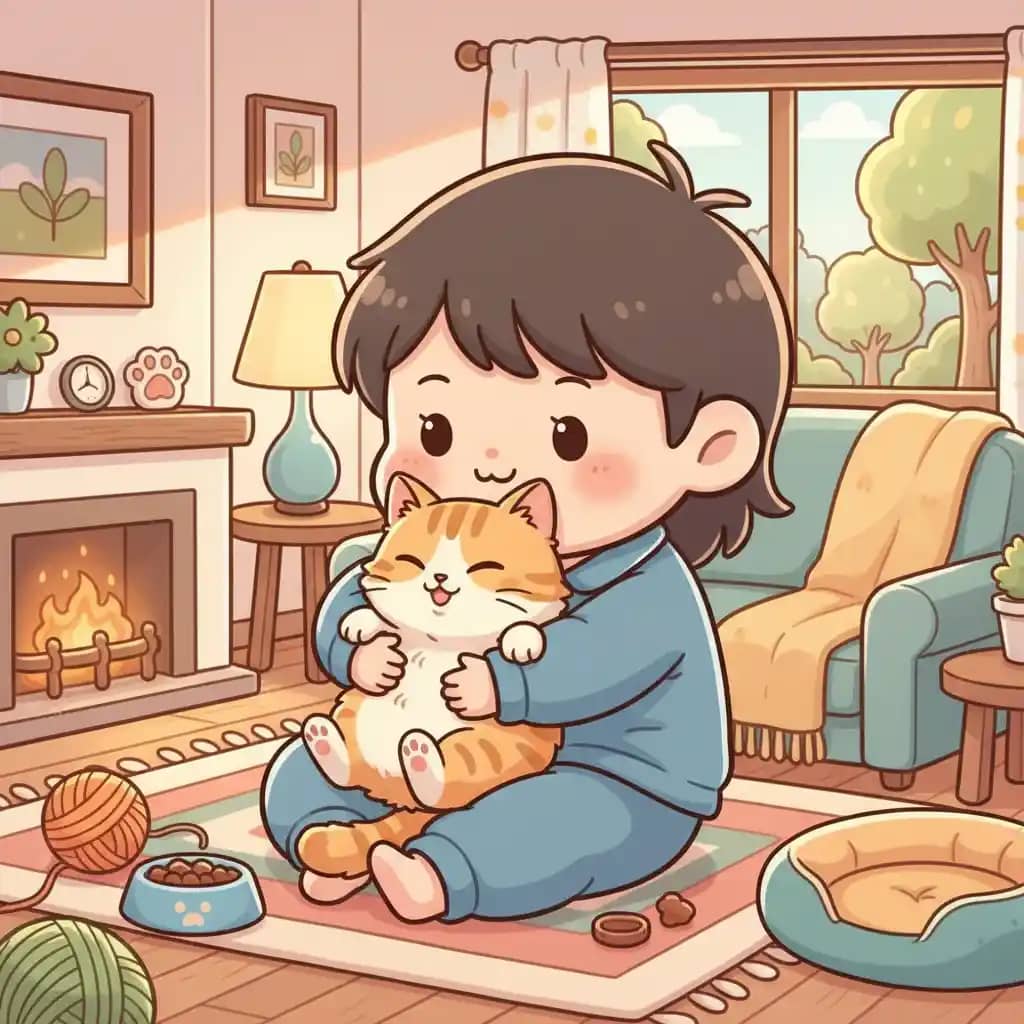 Día de abrazar a su gato