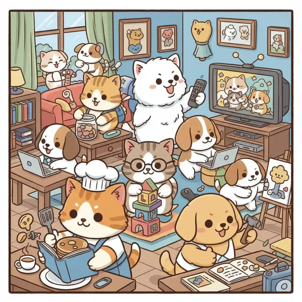 Día de lo que Pasaría si los Gatos y Perros Tuvieran Pulgares Día de lo que Pasaría si los Gatos y Perros Tuvieran Pulgares