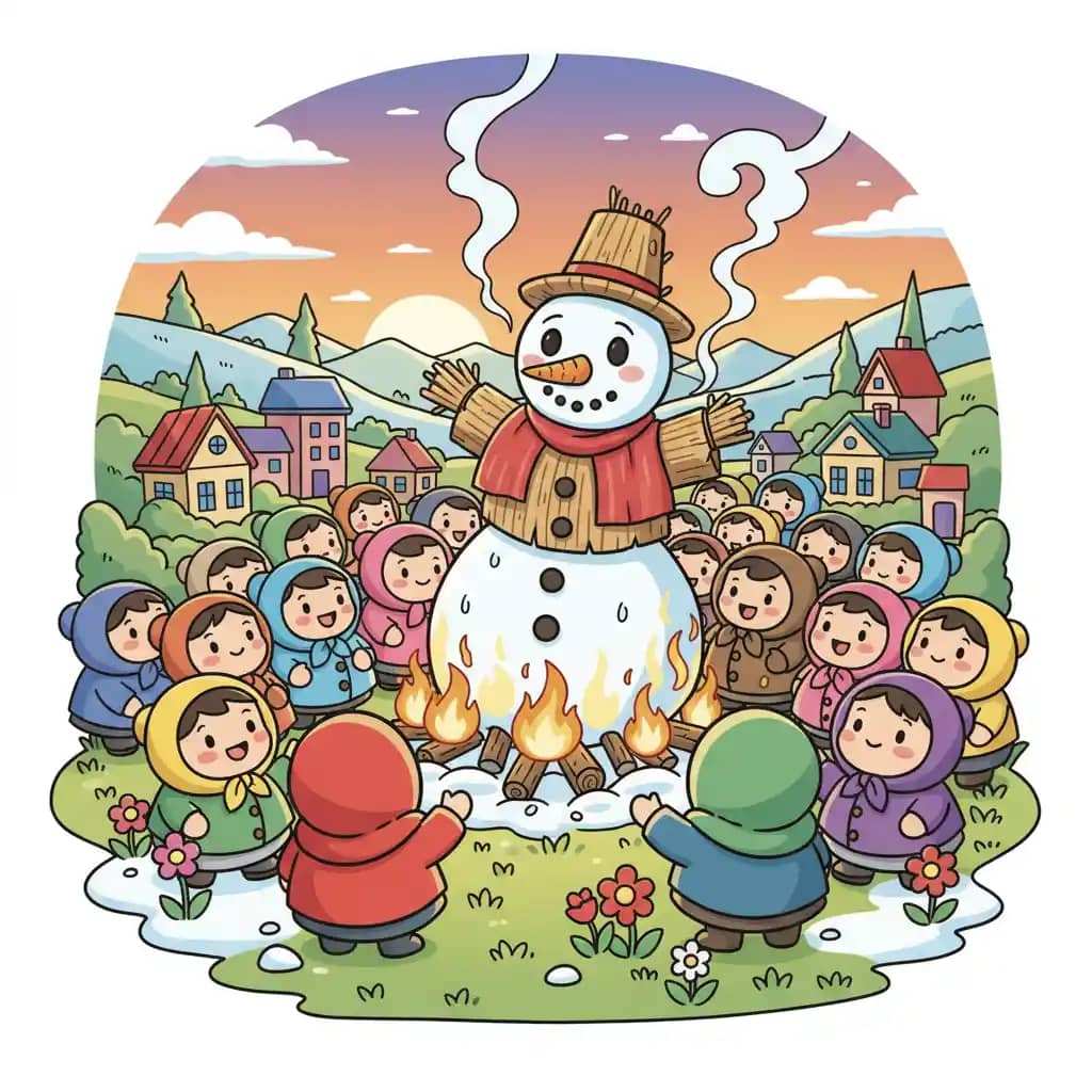 Día de Quemar un Muñeco de Nieve Día de Quemar un Muñeco de Nieve