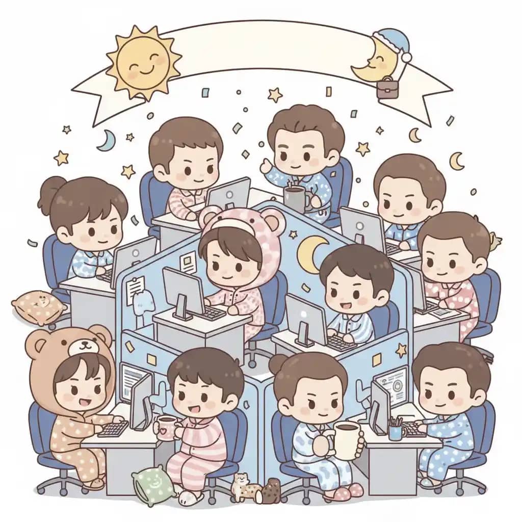 Día de Usar Pijamas en el Trabajo Día de Usar Pijamas en el Trabajo