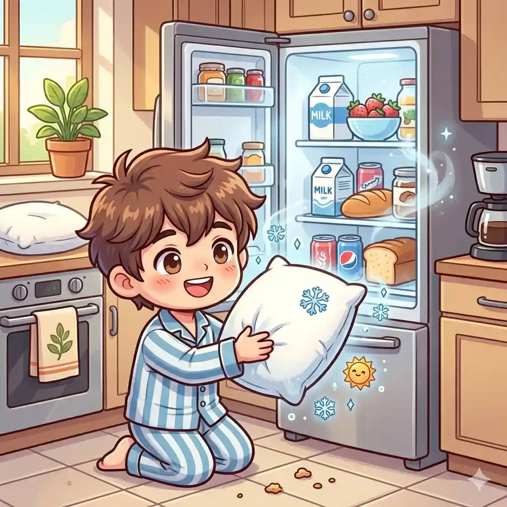 Día de Poner una Almohada en el Refrigerador Día de Poner una Almohada en el Refrigerador