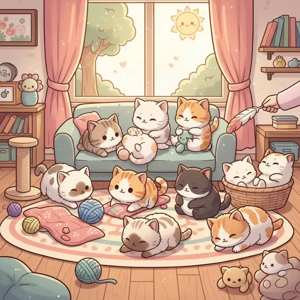 Día de los Gatitos Pequeños o Kitten Día de los Gatitos Pequeños o Kitten